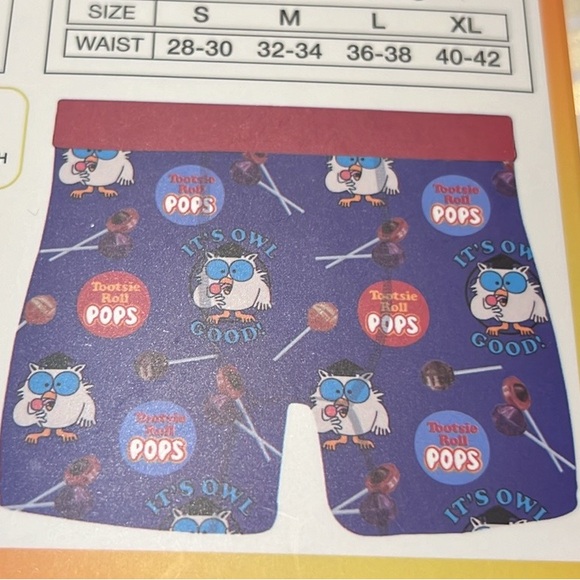 New Two Pair Tootsie Pops Men’s Large “It’s Owl Good” Life is Sweet Boxer Brief - Picture 11 of 12